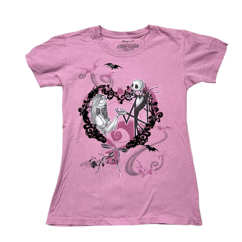 The Nightmare before christmas jack and sally tee size S